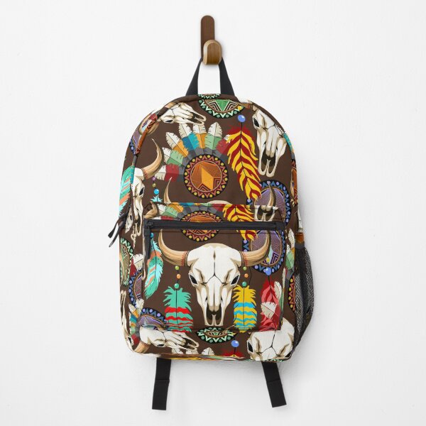 Item preview, Buffalo Skull Native American Emblem designed and sold by BluedarkArt.