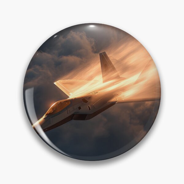 Item preview, Supersonic Stealth Fighter Jet with Fiery Trail designed and sold by MouradStudio.