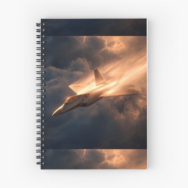 Item preview, Supersonic Stealth Fighter Jet with Fiery Trail designed and sold by MouradStudio.