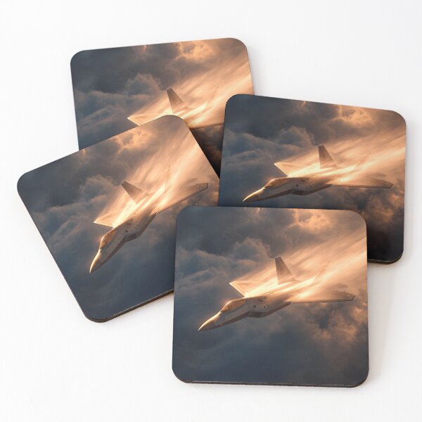Item preview, Supersonic Stealth Fighter Jet with Fiery Trail designed and sold by MouradStudio.