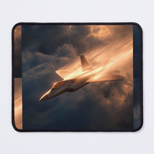 Item preview, Supersonic Stealth Fighter Jet with Fiery Trail designed and sold by MouradStudio.