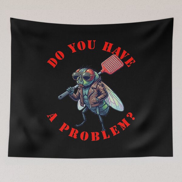 Item preview, Fly with fly swatter designed and sold by ReneMM.