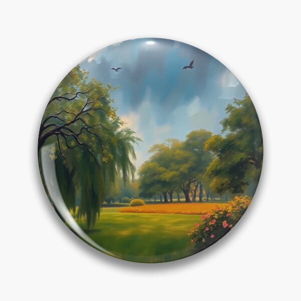 Item preview, A park after a rain storm. designed and sold by oldMastersofart.