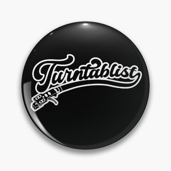 Item preview, Turntablist logo with turntable tonearm designed and sold by MindTrend.