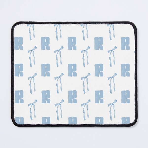 Item preview, Watercolor Blue Bow Letter R Phone Case Aesthetic Gift for Her and Mom, Coquette Blue Bow Letter R Blanket Cozy Baby Shower Gift, Letter R Blue Bow Journal Graduation Gift for Her and Girls designed and sold by VivaFy.