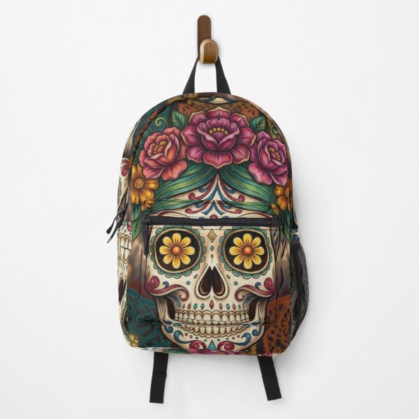 Item preview, Vintage Floral Sugar Skull Dia de los Muertos Art designed and sold by KabronX.