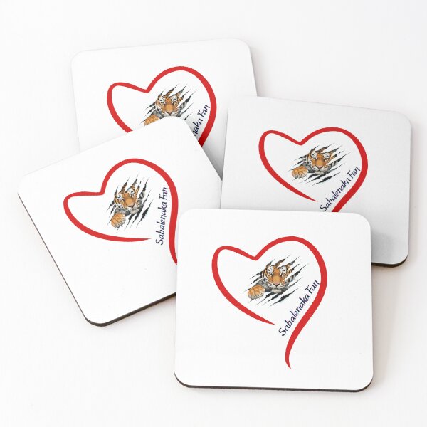 Item preview, Tiger Poking Through a Heart.  Sabalenka Fan.  Gift for Sabalenka Fan, Gift for a Tennis Lover. designed and sold by ShrimpAndGrits.