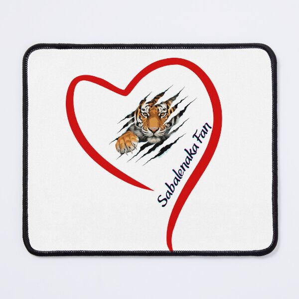Item preview, Tiger Poking Through a Heart. Sabalenka Fan. Gift for Sabalenka Fan, Gift for a Tennis Lover. designed and sold by ShrimpAndGrits.