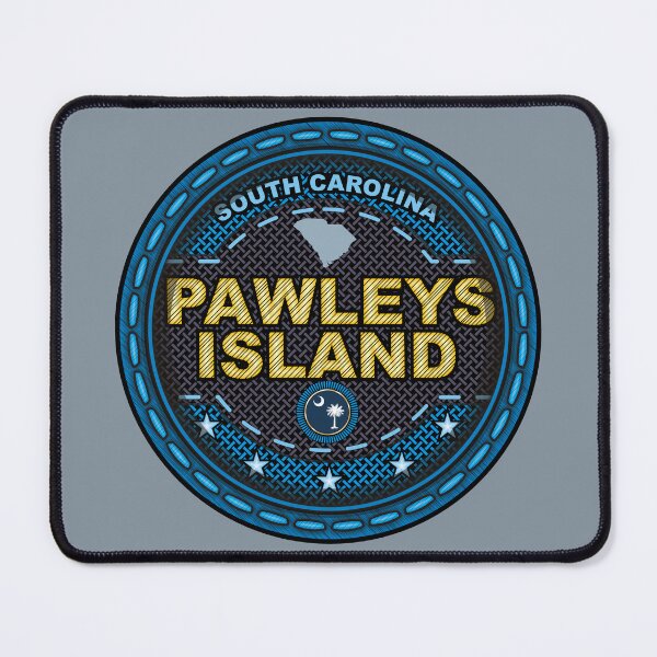 Item preview, Pawleys Island South Carolina stitching effect blue designed and sold by studioss76.