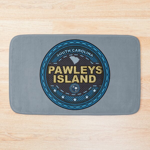 Item preview, Pawleys Island South Carolina stitching effect blue designed and sold by studioss76.