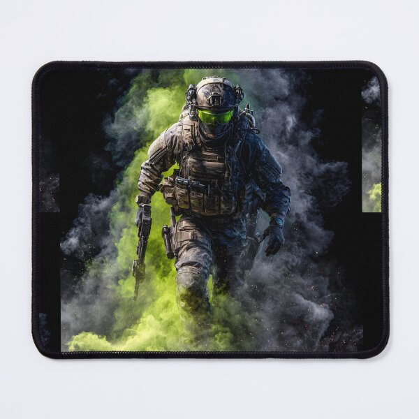 Item preview, Special Forces Tactical Operator in Green Smoke designed and sold by MouradStudio.