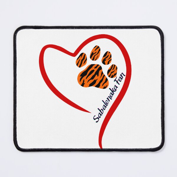 Item preview, Tiger Paw in a Heart. Sabalenka Fan. Gift for Sabalenka Fan, Gift for a Tennis Lover. designed and sold by ShrimpAndGrits.