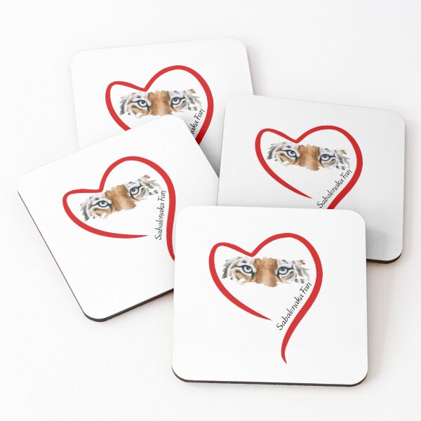 Item preview, Tiger Looking in a Heart Shape.  Sabalenka Fan.  Gift for Sabalenka Fan, Gift for a Tennis Lover designed and sold by ShrimpAndGrits.