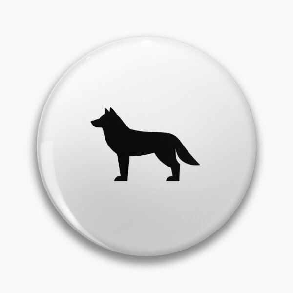 Item preview, Minimal Wolf Profile Silhouette designed and sold by Le Grand Requin.