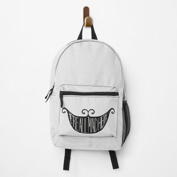 Item preview, We’re All Mad Here Quote – Whimsical Dark Humor Smile Design designed and sold by lluna13.artes.