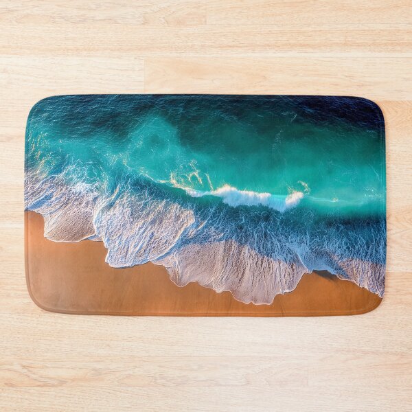 Item preview, Turquoise Ocean Waves Aerial Coastline Banner designed and sold by chase-thewave.