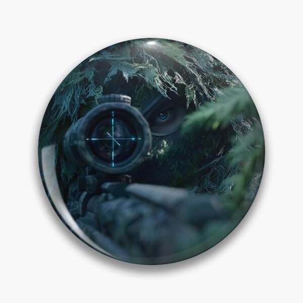 Item preview, Stealth Forest Sniper in Ghillie Suit Aiming designed and sold by MouradStudio.