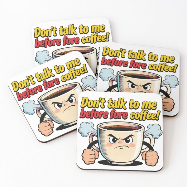 Item preview, Angry Coffee Cup - Don't Talk To Me Before Coffee designed and sold by LowBattery Social Club.
