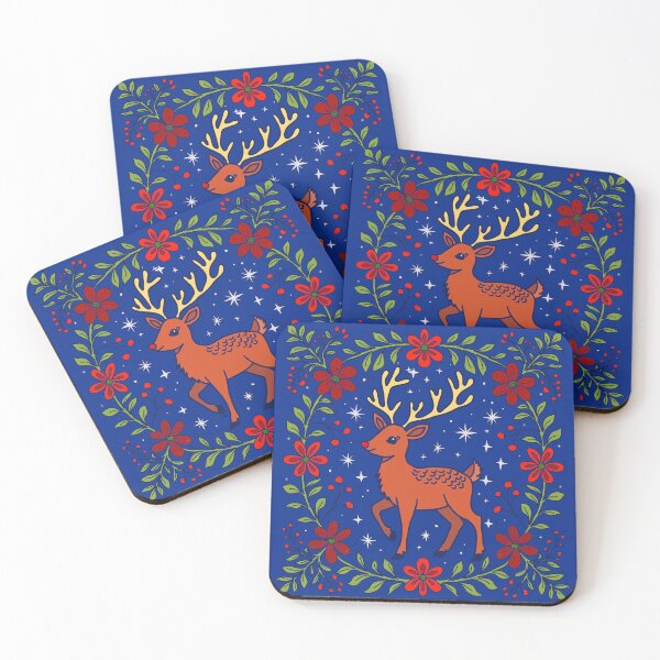 Item preview, Red Nosed Reindeer - Single designed and sold by Leslie Montgomery Art.