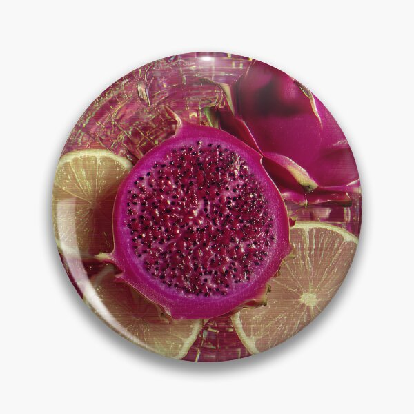 Item preview, Psychedelic Dragon Fruit & Lemon Still Life designed and sold by EK-World.