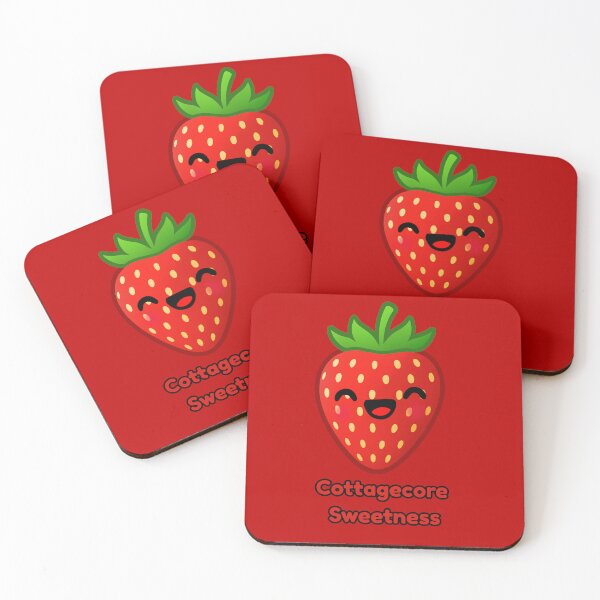 Item preview, Cottagecore Sweetness Cute Strawberry - Kawaii Aesthetic designed and sold by AlexAnewArt.