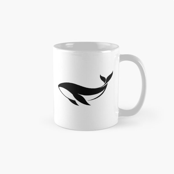 Item preview, Minimal Abstract Whale Silhouette designed and sold by Le Grand Requin.