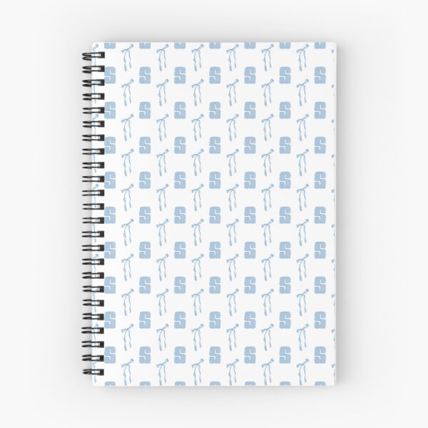 Item preview, Watercolor Blue Bow Letter S Phone Case Aesthetic Gift for Her Mom, Coquette Blue Bow Letter S Blanket Cozy Baby Shower Gift, Letter S Blue Bow Journal Graduation Gift for Her and Girls designed and sold by VivaFy.