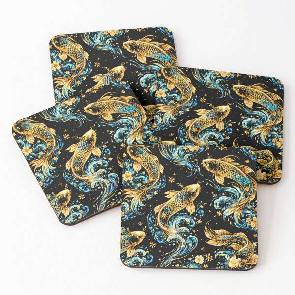 Item preview, Golden Koi Serenity Pattern designed and sold by aminz4.