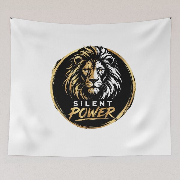 Item preview, Silent Power Lion Head Streetwear Design designed and sold by HayatDesigns19.