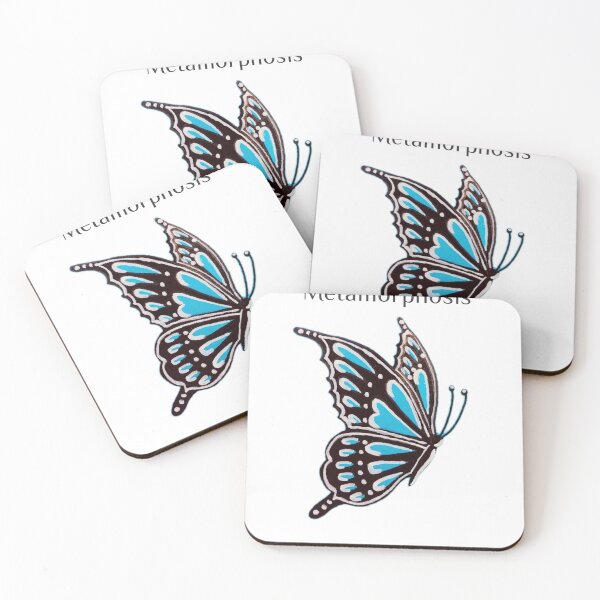 Item preview, Minimalist Blue Butterfly Illustration | Simple Butterfly designed and sold by Lauretius.