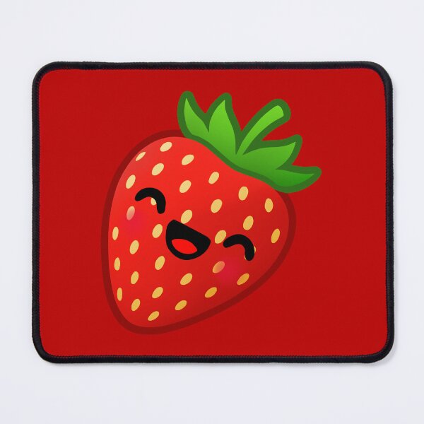 Item preview, Cute Kawaii Strawberry - Cozy Cottagecore Farming Art designed and sold by AlexAnewArt.