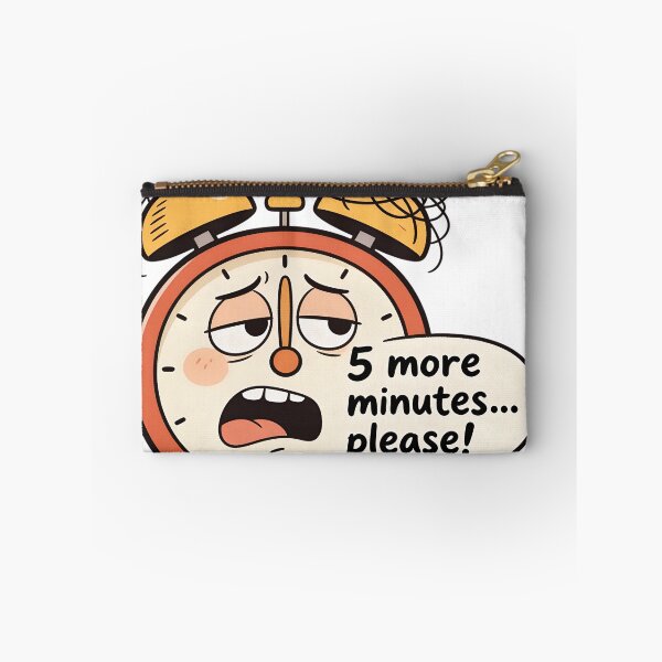 Item preview, Relatable Tired Alarm Clock - 5 More Minutes Please designed and sold by LowBattery Social Club.