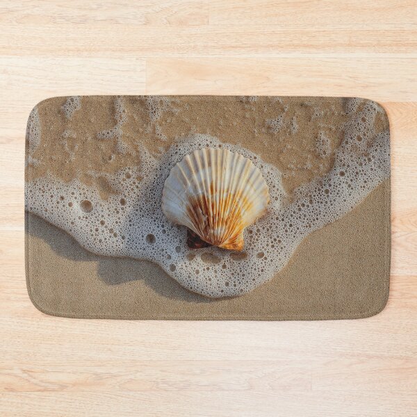 Item preview, Golden Scallop Shell in Gentle Sea Foam designed and sold by chase-thewave.