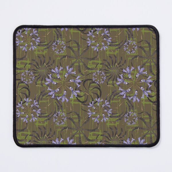 Item preview, Honey Locust & First Spring Flower Radials on Green & Brown Vertical Links designed and sold by Digitalmyth's Designs.