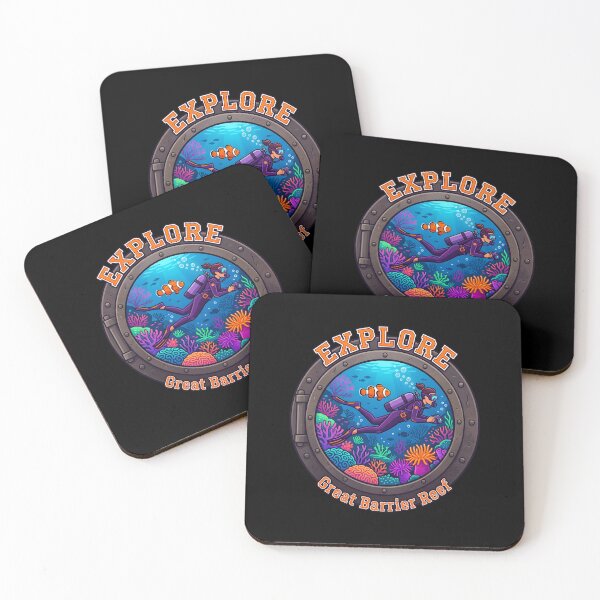 Item preview, Explore Great Barrier Reef Australia designed and sold by Axivra.