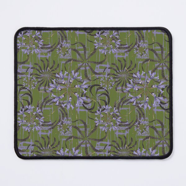 Item preview, Honey Locust & First Spring Flower Radials on Green & Purple Vertical Links designed and sold by Digitalmyth's Designs.