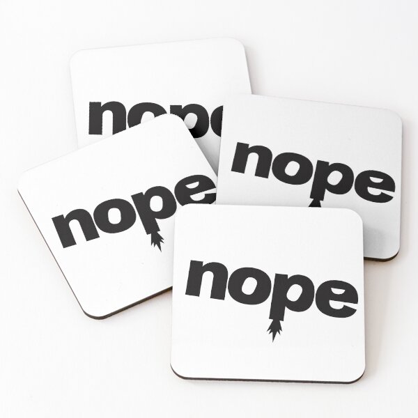 Item preview, Nope Rocket Ship Escaping Funny Introvert Typography designed and sold by REDDcool.