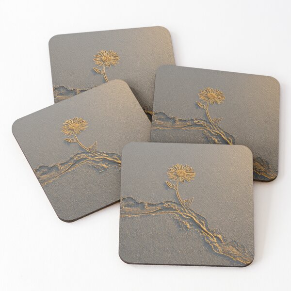 Item preview, Sunflower Sand Etching on Coastal Shore designed and sold by chase-thewave.