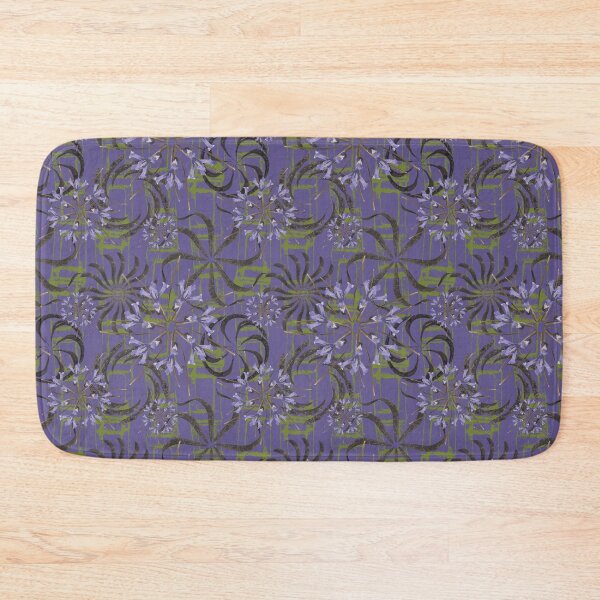 Item preview, Honey Locust & First Spring Flower Radials on Purple & Green Vertical Links designed and sold by Digitalmyth's Designs.