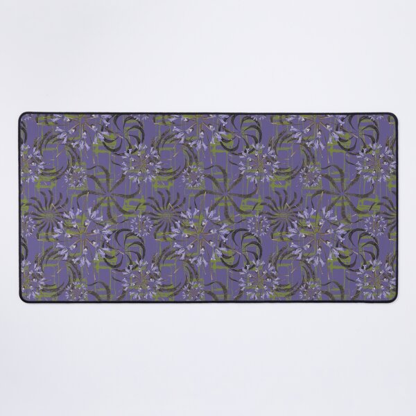 Item preview, Honey Locust & First Spring Flower Radials on Purple & Green Vertical Links designed and sold by Digitalmyth's Designs.
