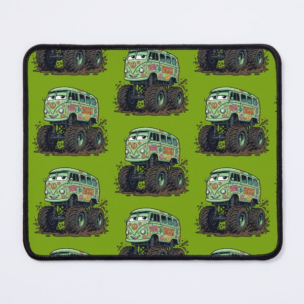 Item preview, The Hippie Van Monster Truck designed and sold by Rifart Shop.