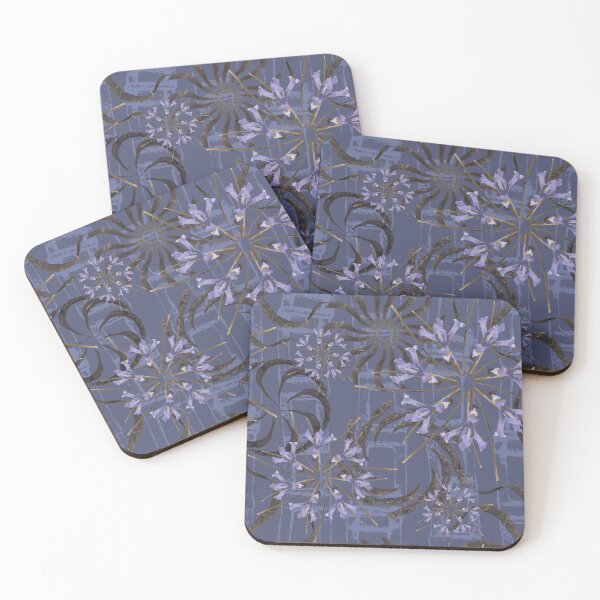 Item preview, Honey Locust & First Spring Flower Radials on Purple Vertical Links designed and sold by Digitalmyth's Designs.