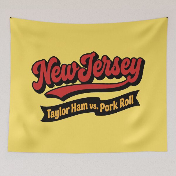 Item preview, Retro New Jersey Taylor Ham vs Pork Roll Local Pride designed and sold by Cozy-Old-Pub.