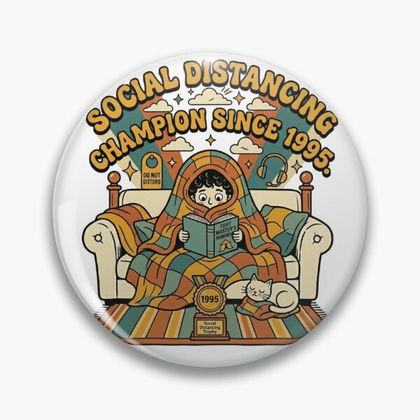 Item preview, Social Distancing Champion Since 1995 Vintage designed and sold by Rex Vox.