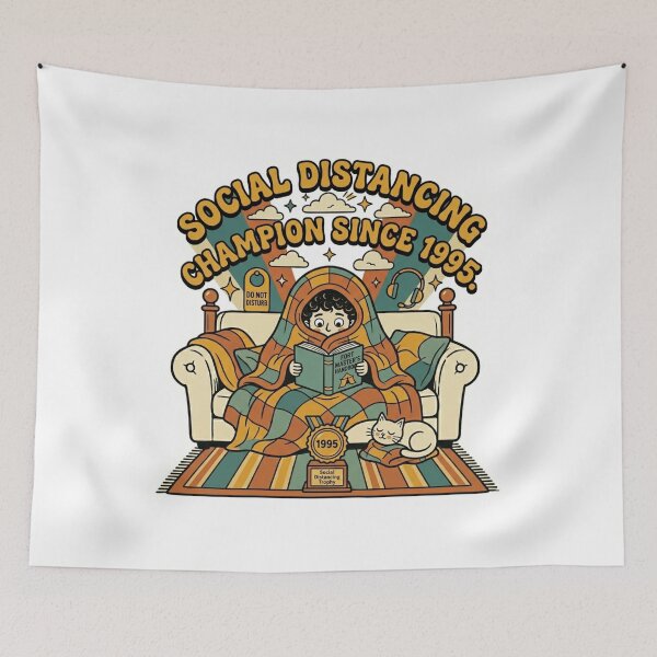 Item preview, Social Distancing Champion Since 1995 Vintage designed and sold by Rex Vox.
