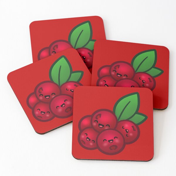 Item preview, Cute Kawaii Cranberry - Cozy Autumn Farming Sim Art designed and sold by AlexAnewArt.