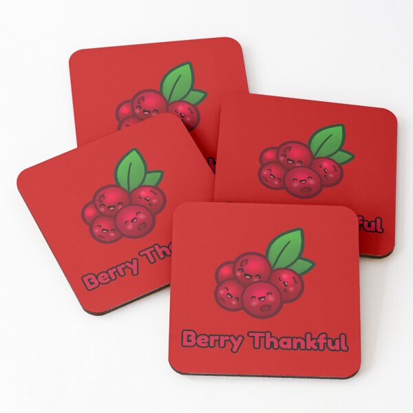 Item preview, Berry Thankful Cute Cranberry - Cozy Autumn Pun designed and sold by AlexAnewArt.