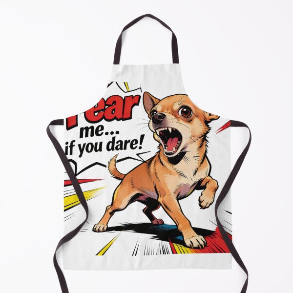 Item preview, Fierce Chihuahua Humor - Fear Me If You Dare designed and sold by LowBattery Social Club.