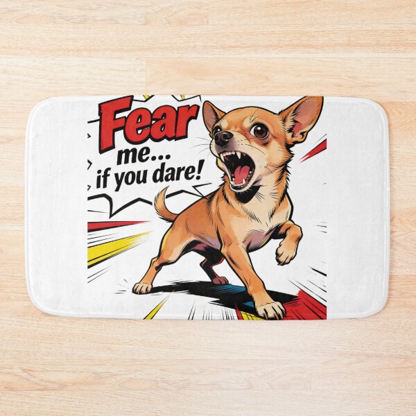Item preview, Fierce Chihuahua Humor - Fear Me If You Dare designed and sold by LowBattery Social Club.