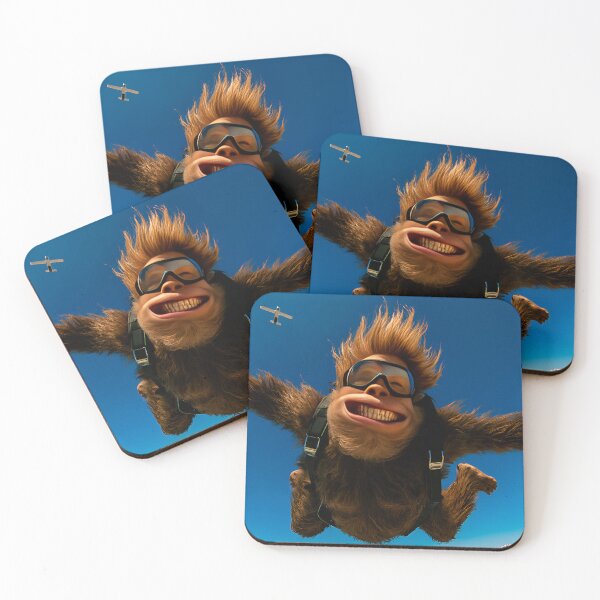 Item preview, Freefall Bigfoot – Funny Sasquatch Skydiving Adventure designed and sold by WilderRoads.